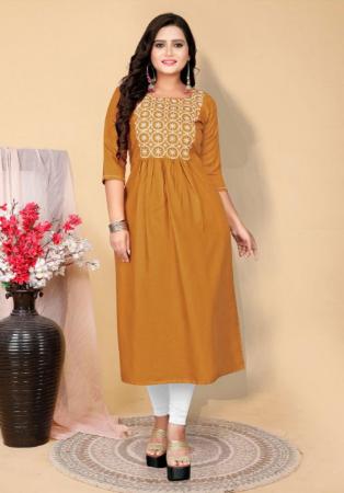 Picture of Radiant Mustard Kurtis & Tunic