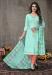 Picture of Superb Cotton Sage Green Straight Cut Salwar Kameez