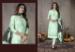 Picture of Good Looking Cotton Sage Green Straight Cut Salwar Kameez