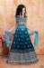 Picture of Enticing Georgette Peacock Blue Kids Lehenga Choli