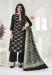 Picture of Exquisite Silk Black Straight Cut Salwar Kameez