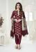 Picture of Taking Silk Burgundy Straight Cut Salwar Kameez