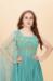 Picture of Resplendent Georgette Blue Bell Readymade Gown