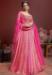 Picture of Beautiful Silk & Organza Pink Lehenga Choli