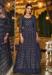 Picture of Georgette Prussian Blue Anarkali Salwar Kameez