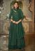 Picture of Georgette Bottle Green Anarkali Salwar Kameez