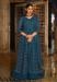 Picture of Appealing Georgette Teal Anarkali Salwar Kameez