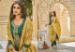 Picture of Synthetic Moss Green Straight Cut Salwar Kameez