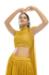 Picture of Bewitching Georgette Mustard Lehenga Choli