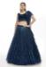 Picture of Elegant Georgette Navy Blue Lehenga Choli