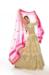 Picture of Wonderful Georgette Cream Lehenga Choli