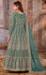 Picture of Shapely Net Sage Green Anarkali Salwar Kameez