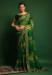 Picture of Charming Georgette Moss Green Saree