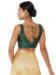 Picture of Radiant Silk Bottle Green Designer Blouse