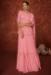 Picture of Splendid Georgette Pink Straight Cut Salwar Kameez