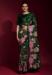 Picture of Bewitching Silk Bottle Green Saree