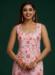 Picture of Fascinating Georgette Pink Straight Cut Salwar Kameez