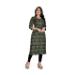 Picture of Nice Rayon Bottle Green Kurtis & Tunic