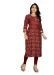 Picture of Pretty Rayon Red Kurtis & Tunic