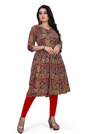 Picture of Nice Rayon Chili Pepper Kurtis & Tunic