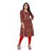 Picture of Admirable Rayon Red Kurtis & Tunic