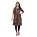 Picture of Alluring Rayon Black Kurtis & Tunic