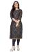 Picture of Statuesque Rayon Prussian Blue Kurtis & Tunic