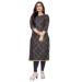 Picture of Statuesque Rayon Prussian Blue Kurtis & Tunic