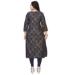 Picture of Statuesque Rayon Prussian Blue Kurtis & Tunic