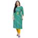 Picture of Pretty Rayon Teal Kurtis & Tunic