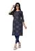 Picture of Delightful Rayon Blue Kurtis & Tunic