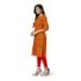 Picture of Wonderful Rayon Mustard Kurtis & Tunic