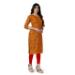 Picture of Wonderful Rayon Mustard Kurtis & Tunic