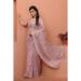 Picture of Elegant Net & Silk Lilac Saree