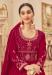 Picture of Gorgeous Georgette Rose Gold Anarkali Salwar Kameez