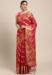 Picture of Splendid Organza Dark Salmon Saree