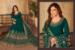 Picture of Georgette Dark Slate Grey Anarkali Salwar Kameez