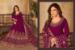 Picture of Marvelous Georgette Maroon Anarkali Salwar Kameez