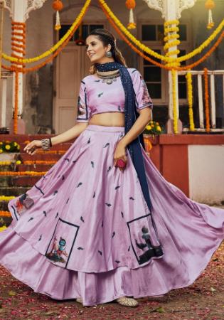 Picture of Shapely Silk Thistle Lehenga Choli