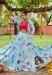 Picture of Delightful Silk Light Steel Blue Lehenga Choli