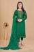 Picture of Silk Dark Slate Grey Straight Cut Salwar Kameez