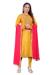 Picture of Resplendent Silk Sandy Brown Straight Cut Salwar Kameez