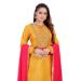 Picture of Resplendent Silk Sandy Brown Straight Cut Salwar Kameez