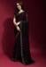 Picture of Statuesque Georgette Black Saree