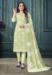 Picture of Delightful Silk Tan Straight Cut Salwar Kameez