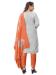 Picture of Comely Silk Light Blue Straight Cut Salwar Kameez