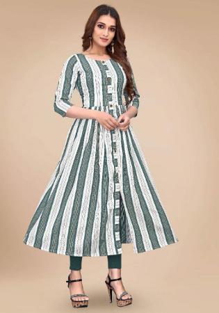 Picture of Classy Cotton Light Slate Grey Kurtis & Tunic