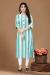 Picture of Admirable Cotton Medium Aqua Marine Kurtis & Tunic