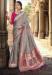 Picture of Sightly Silk Dark Grey Saree