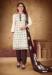 Picture of Superb Cotton Sea Shell Straight Cut Salwar Kameez